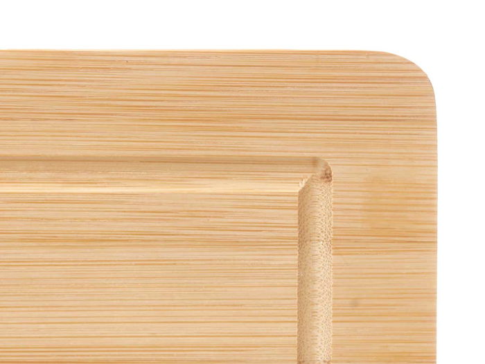 Kinvara Tabla de Bambú Natural XXL para Cortar, Servir o Charcutería, 88 x 26 cm (Ancho x Largo) (Set de 6)