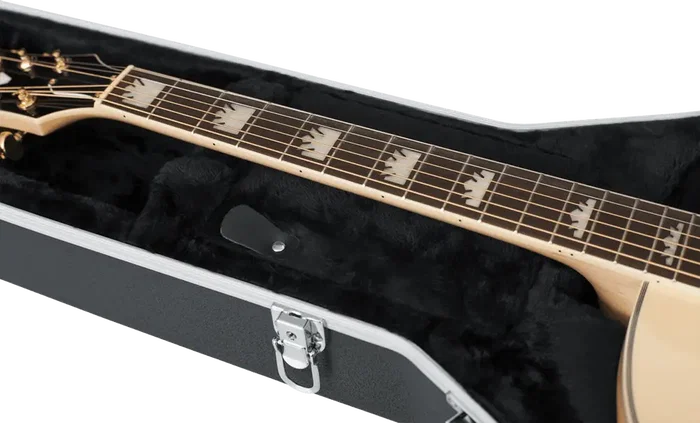 Gator Estuche Guitarra Acústica Jumbo "Abs Deluxe" Negro 120 x 49 x 21 cm Gator Estuche Guitarra Acústica Jumbo "Abs Deluxe" Negro 120 x 49 x 21 cm