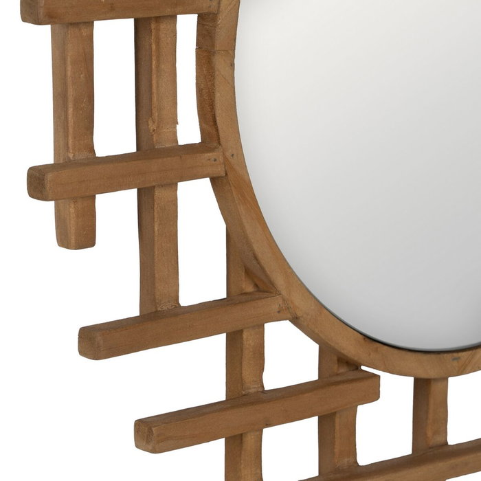 Ixia Espejo Decorativo de Madera Natural 64 x 3 x 62,50 cm Ixia Espejo Decorativo de Madera Natural 64 x 3 x 62,50 cm