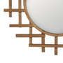 Ixia Espejo Decorativo de Madera Natural 64 x 3 x 62,50 cm