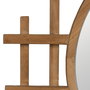 Espejo Natural Madera Decoración 64 X 3 X 62,50 cm