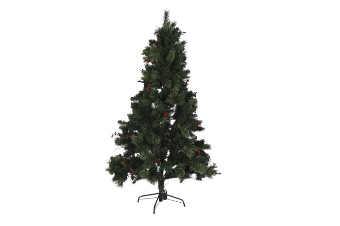 DKD Home Decor Red forest Árbol de Navidad Tradicional Verde 120 x 195 x 120 cm 350 Leds