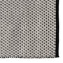 Alfombra Blanco-Negro Tejido Decoración 80 X 150 cm