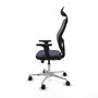 PIQUERAS Y CRESPO Silla de oficina Jorquera Gris con mecanismo Sincro/Traslack