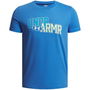Camiseta de Manga Corta Infantil Under Armour Overlay Wm Ss Azul