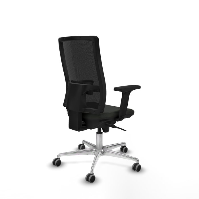 PIQUERAS Y CRESPO Silla de oficina Horna con mecanismo Sincro, Tela Negra PIQUERAS Y CRESPO Silla de oficina Horna con mecanismo Sincro, Tela Negra