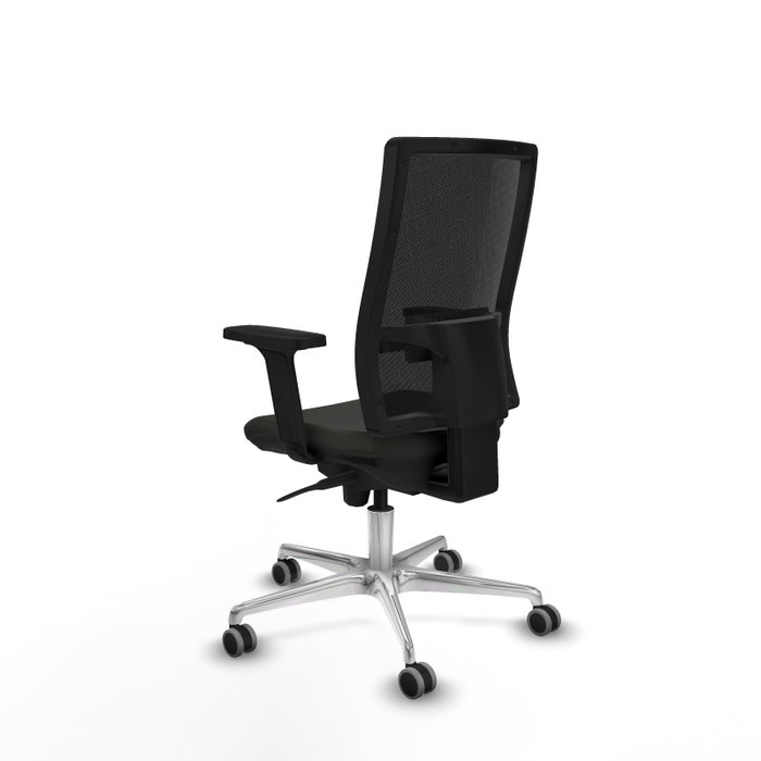 PIQUERAS Y CRESPO Silla de oficina Horna con mecanismo Sincro, Tela Negra PIQUERAS Y CRESPO Silla de oficina Horna con mecanismo Sincro, Tela Negra