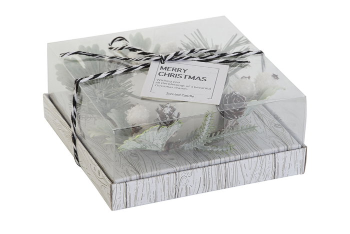 DKD Home Decor Vela de Cristal Blanca 100gr DKD Home Decor Vela de Cristal Blanca 100gr