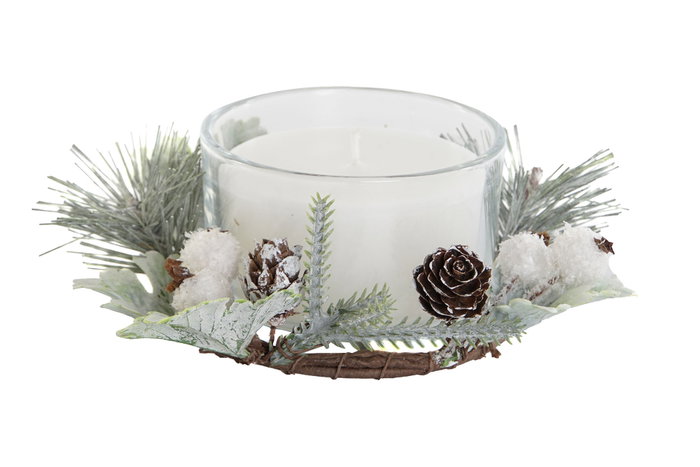 DKD Home Decor Vela de Cristal Blanca 100gr DKD Home Decor Vela de Cristal Blanca 100gr