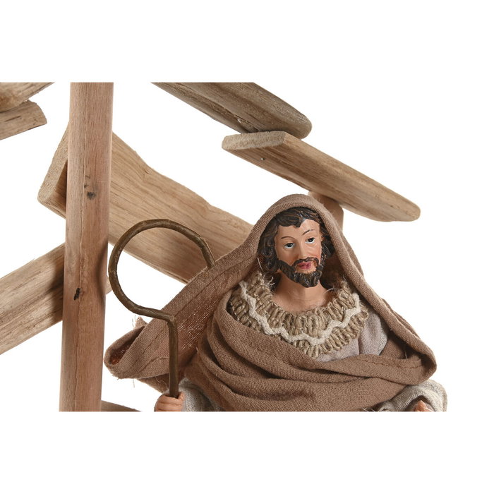 DKD Home Decor Nacimiento MDF y Poliéster Beige