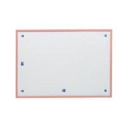 OXFORD Pizarra Blanca Magnética Scribzee A3 Marco Naranja Pastel