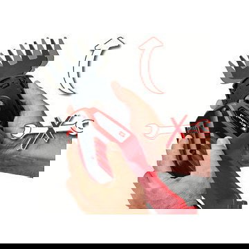 Einhell GE-CG 18/100 Tijera de Podar para Setos Inalámbrica 18V a Batería de Ión-Litio, Hoja de 20 cm