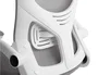 Q-connect Silla Ergonómica de Oficina con Respaldo de Malla Ajustable, Base de Nylon, Color Blanco Gris