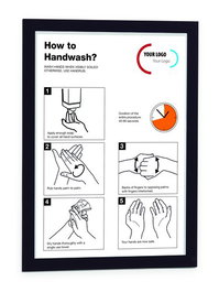 Marco Durable Magnetico Autoadhesivo Duraframe A4 Negro Bolsa De 2