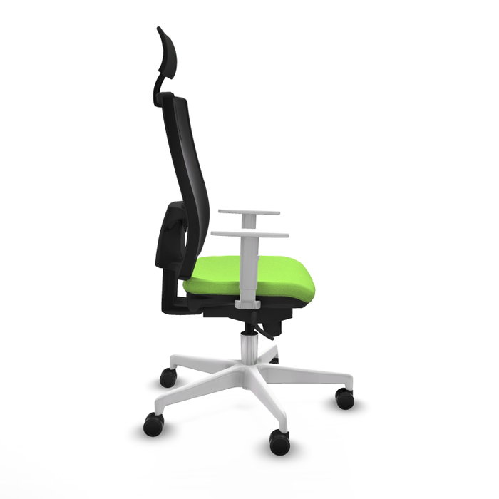 PIQUERAS Y CRESPO Silla de oficina Horna con mecanismo Sincro, Pistacho y Negro PIQUERAS Y CRESPO Silla de oficina Horna con mecanismo Sincro, Pistacho y Negro
