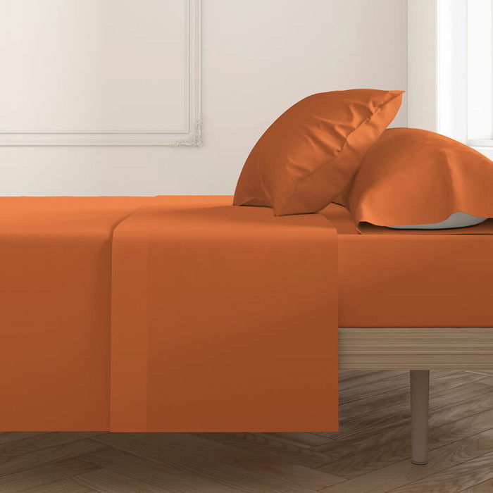Sábana Encimera Happy Home MixColors Naranja Cama de 120 Sábana Encimera Happy Home MixColors Naranja Cama de 120