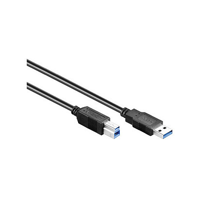 GoodConnections Cable USB 3.0 A-B Negro 0,5m GoodConnections Cable USB 3.0 A-B Negro 0,5m