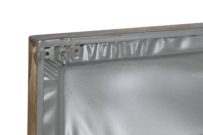 DKD Home Decor Decoración de Pared Metálica Dorada 94.5 x 94.5 x 4.5 cm (2 Unidades)