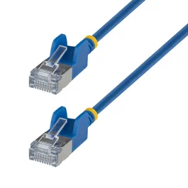 Startech Cable de red Cat6a ultrafino U/FTP 0,8 m Azul