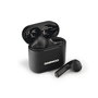 Daewoo Auriculares TWS Bluetooth 5.4 Negro con Indicador de Carga, Batería 40mAh + 650mAh