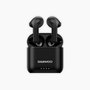 Daewoo Auriculares TWS Bluetooth 5.4 Negro con Indicador de Carga, Batería 40mAh + 650mAh