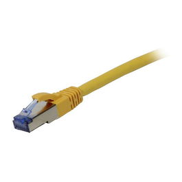 Synergy21 Patch Cord RJ45, Cable de Red CAT6A 500 MHz 25m, Color Amarillo, Estructura S-STP (S/FTP), Calibre AWG26, LSZH