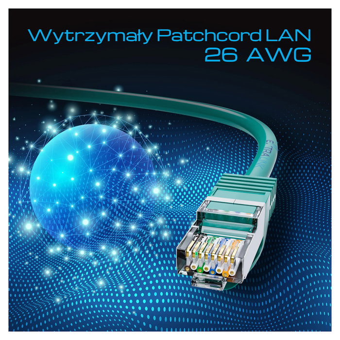Extralink Patchcord LAN Cat.7 S/FTP 2m Verde