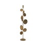 Ixia Portavelas Oro Metal de Decoración 18,50 x 18,50 x 71,50 cm