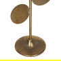 Portavelas Oro Metal Decoración 18,50 X 18,50 X 71,50 cm
