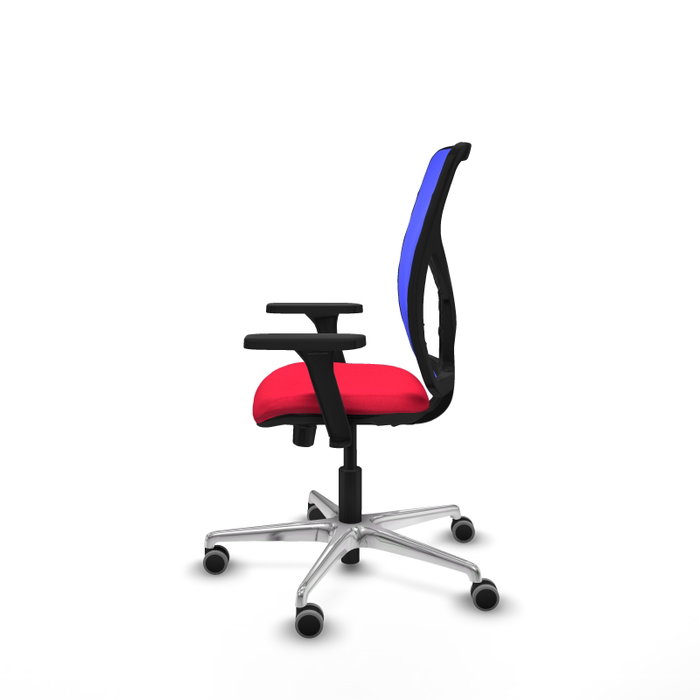PIQUERAS Y CRESPO Silla de oficina Motilla con mecanismo Sincro/Traslack Rojo y Azul PIQUERAS Y CRESPO Silla de oficina Motilla con mecanismo Sincro/Traslack Rojo y Azul
