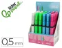 Liderpapel Portaminas Colección 2 con fuelle y goma, acabado soft touch, 0,5 mm, 4 colores surtidos