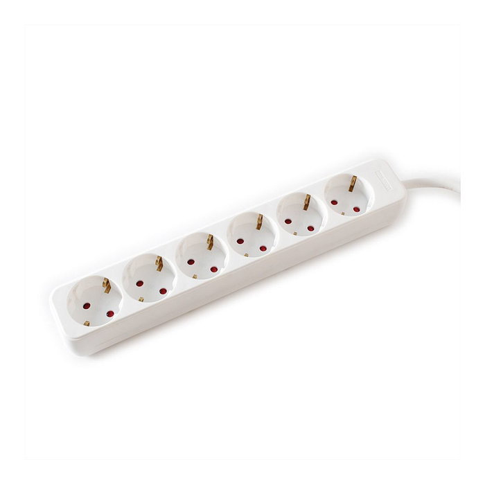 VALUE Regleta de 6 salidas 19.99.1080, 1,5 m, Blanco VALUE Regleta de 6 salidas 19.99.1080, 1,5 m, Blanco
