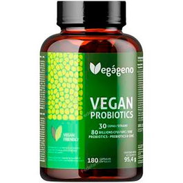 VEGAGENO Probiótico Vegano 80 Billions UFC 180 Cápsulas
