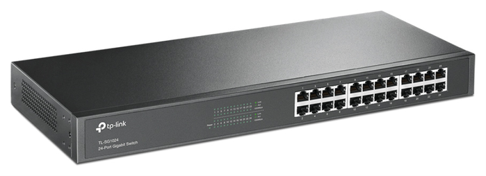 TP-Link TL-SG1024 Switch Gigabit de 24 puertos, No administrado L2, Negro