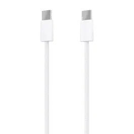 AISENS - CABLE USB 2.0 3A 60W APPLE, TIPO USB-C/M-USB-C/M, BLANCO, 2.0M