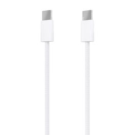 AISENS - CABLE USB 2.0 3A 60W APPLE, TIPO USB-C/M-USB-C/M, BLANCO, 2.0M