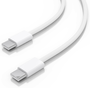 Aisens Cable USB-C a USB-C 2.0 60W Blanco 2m