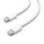 Aisens Cable USB 2.0 USB-C a USB-C, 2m, 60W, Blanco