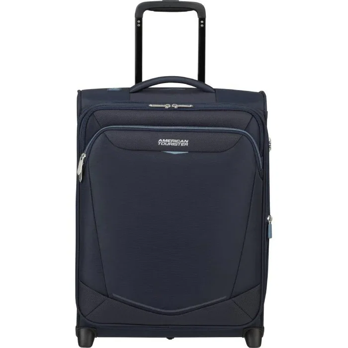 American Tourister SummerRide Maleta de Cabina 55x40x20cm, 2 Ruedas, Azul Marino, 44.5L, 1.9kg, TSA Lock, Aprobada para Aerolíneas