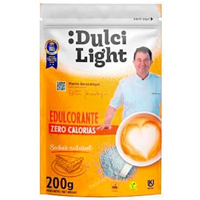 Dulcilight Edulcorante Zero Doypack 200G Sucralosa Apto Cocinar Vegano Sin Gluten Dulcilight Edulcorante Zero Doypack 200G Sucralosa Apto Cocinar Vegano Sin Gluten