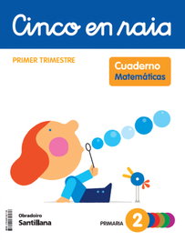Cinco en Raya Cuaderno Matemáticas 2 Primaria 1 Trim, Varios autores - Obradoiro