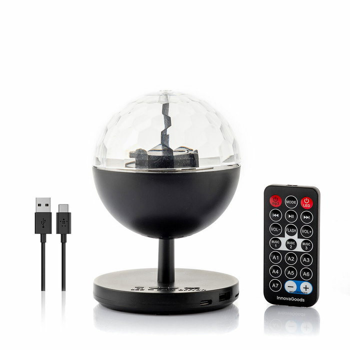 Proyector LED Recargable con Altavoz Istarlyt InnovaGoods Proyector LED Recargable con Altavoz Istarlyt InnovaGoods