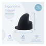 R-Go Tools RGOHELELAWL Ratón Ergonómico Vertical para Zurdos, Negro y Plata