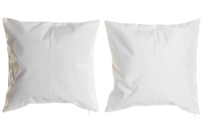 DKD Home Decor Fundas de Cojín de Poliéster 45x45x1 cm, Pack de 2 Surtido