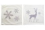 DKD Home Decor Fundas de Cojín de Poliéster 45x45x1 cm, Pack de 2 Surtido