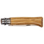 Opinel Navaja No. 08 de madera de olivo con funda