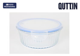 Inde Fiambrera Redonda Hermética Textury 900 ml Ø 17.5 cm (6 Unidades)