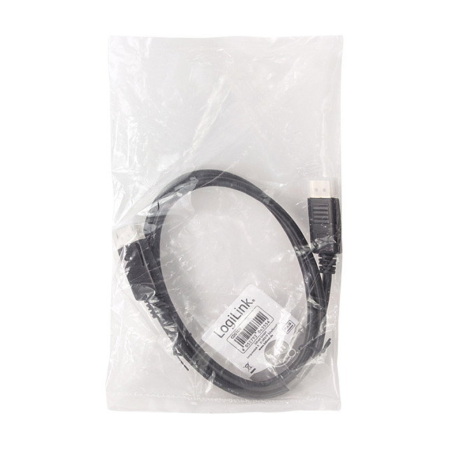 LogiLink Cable DisplayPort DP/M a DP/M 4K/60Hz Negro 1m