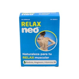 NEO Relax Neo 30Cap. Suplemento de Rhodiola rosea y Magnesio con Vitamina B6, Cápsulas, Relajante Natural