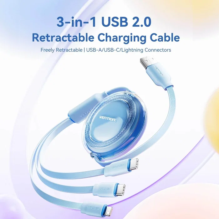 Vention Cable USB-C a 3xUSB-C 100W 1.1m Rosa TRJPBE Vention Cable USB-C a 3xUSB-C 100W 1.1m Rosa TRJPBE